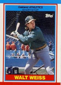 1989 Topps UK Minis Baseball Cards     082      Walt Weiss